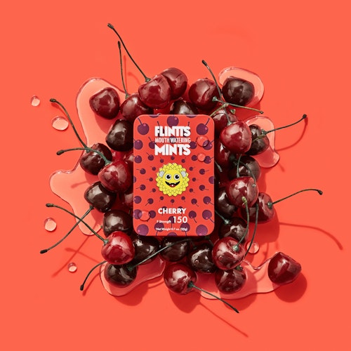 Flintts Mouth Watering Mints Dark Cherry F Strength 150 Leafly